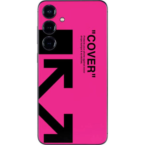 Black and Pink Arrows Galaxy S25 Skin